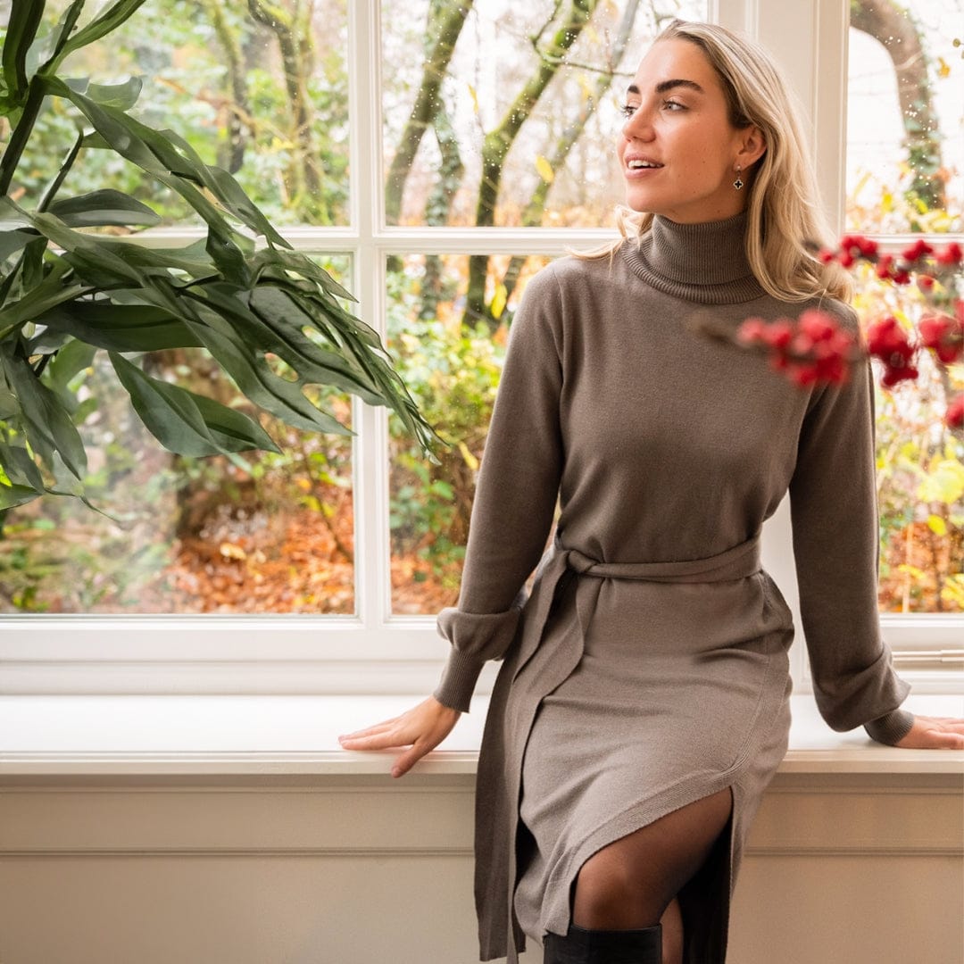 Je m'appelle Jurken Coffee / S/M Robe Milou | Coffee