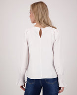 Je m'appelle Tops Top Elisa | Wit