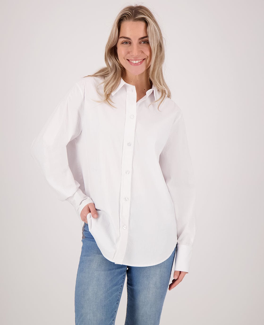 Je m'appelle Tops Wit / XS Blouse Carmen | Wit