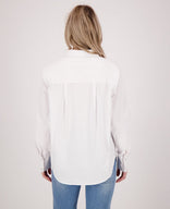 Je m'appelle Tops Blouse Carmen | Wit