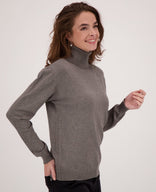 Je m'appelle Tops Pull Colle | Taupe