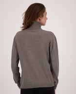 Je m'appelle Tops Pull Colle | Taupe