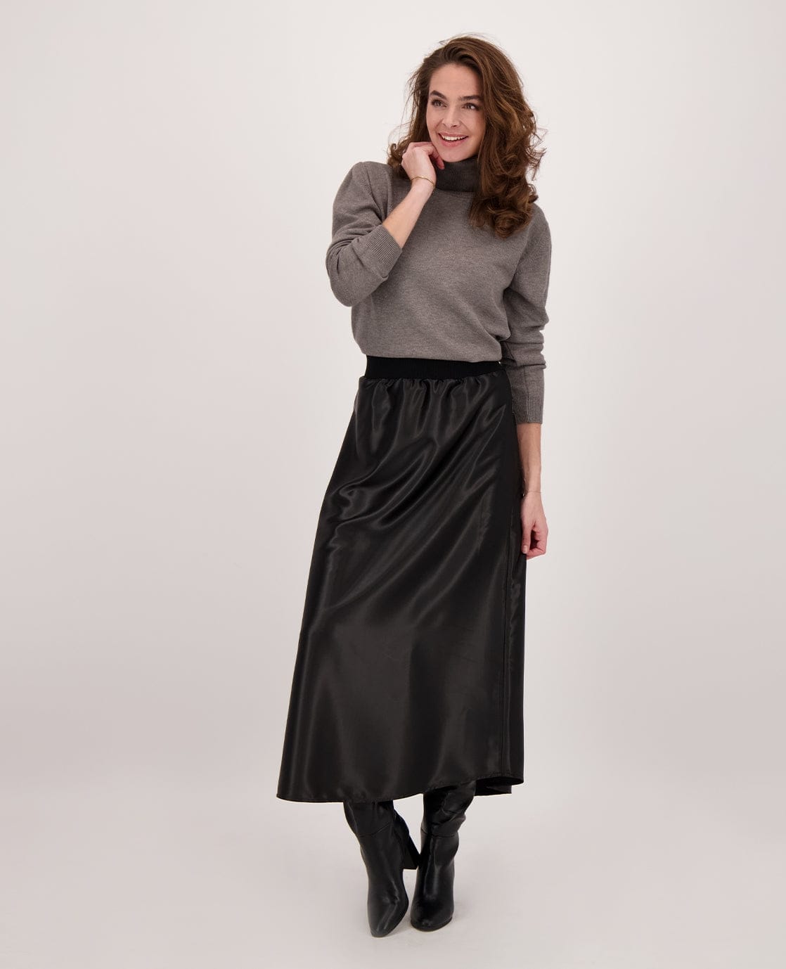 Je m'appelle Tops Pull Colle | Taupe