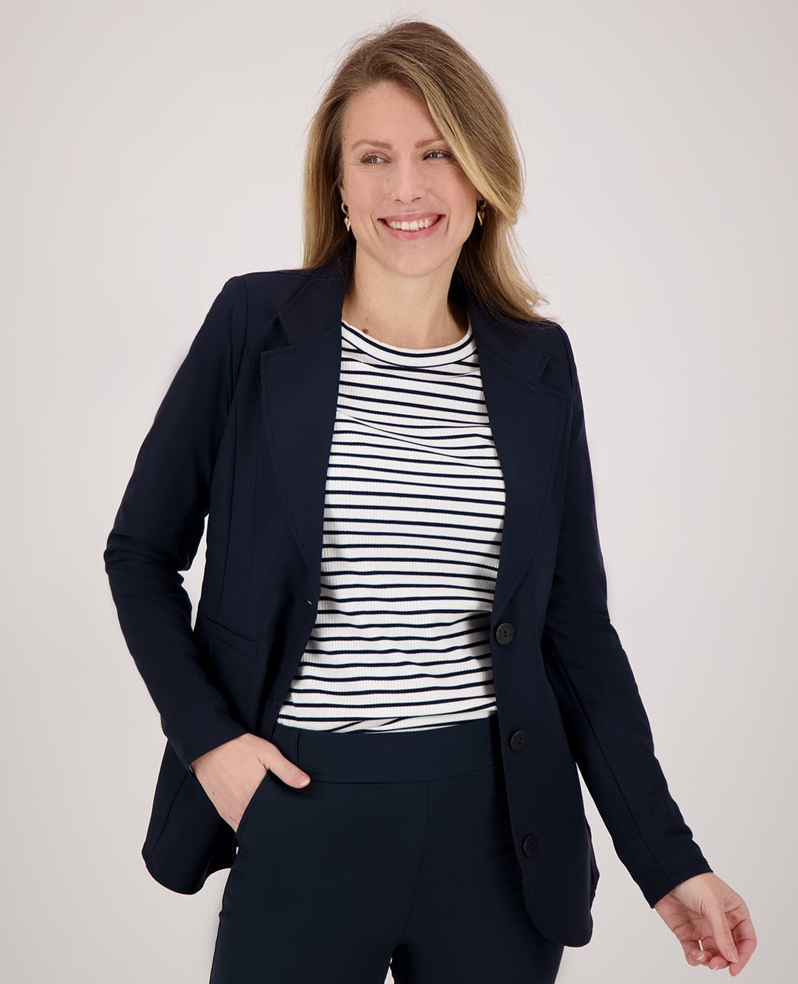 Je m'appelle Jassen Blazer Perfecte Travel | Donkerblauw