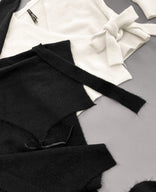 Je m'appelle Vesten Cardigan Wrapped | Zwart