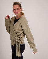 Je m'appelle Vesten Cardigan Wrapped | Taupe