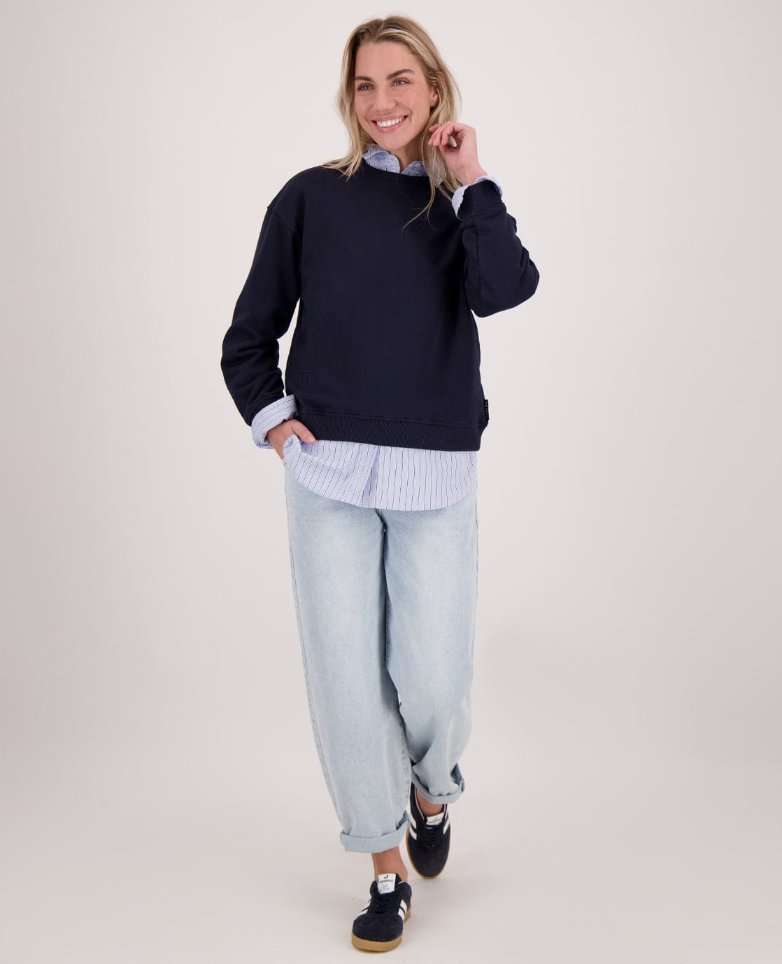 Je m'appelle Tops Pull J | Donkerblauw