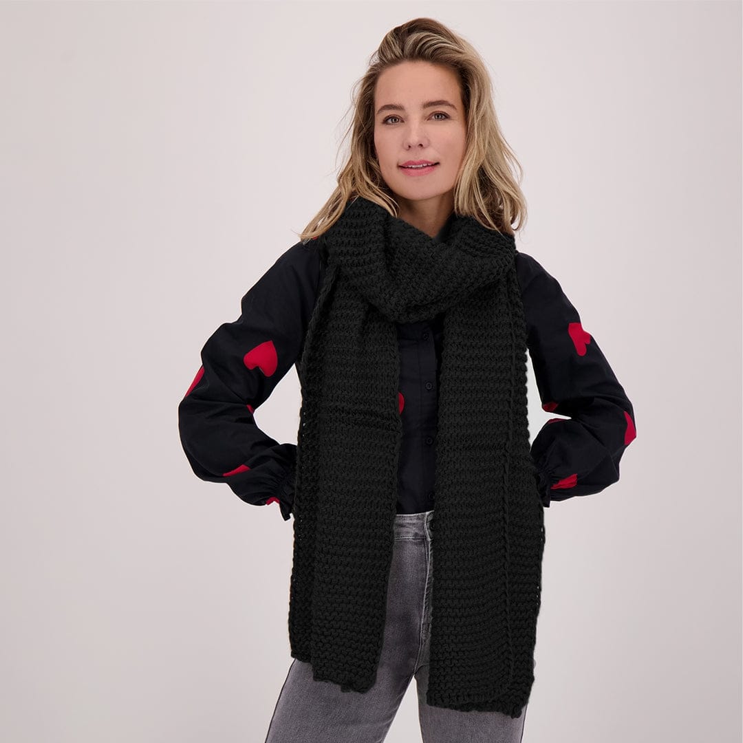 Je m'appelle Accessoires Zwart / One Size Sjaal Vera | Zwart