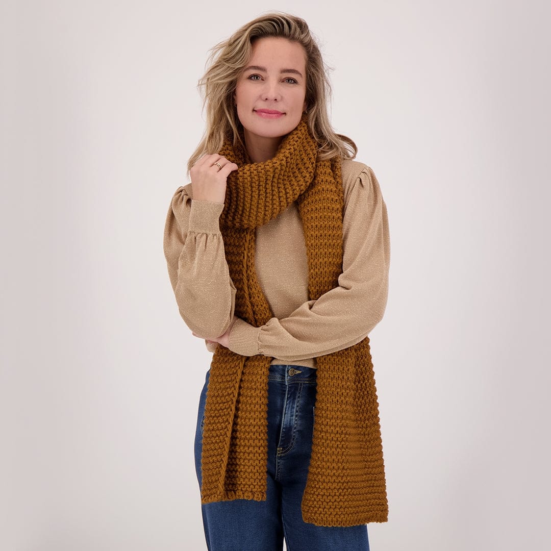 Je m'appelle Accessoires Camel / One Size Sjaal Vera | Camel
