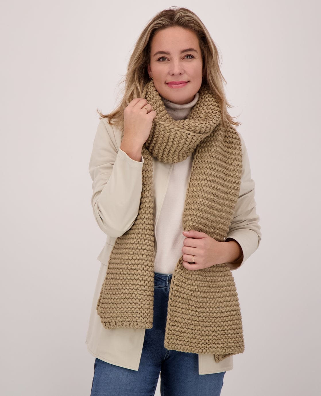 Je m'appelle Accessoires Sand / One Size Sjaal Vera | Sand