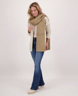 Je m'appelle Accessoires Sand / One Size Sjaal Vera | Sand