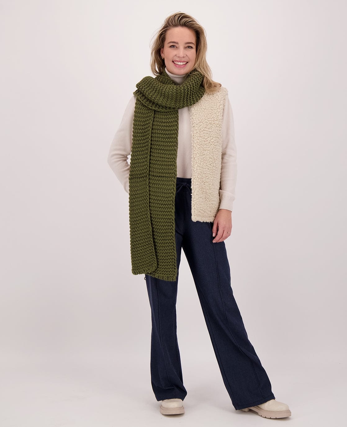 Je m'appelle Accessoires Olive / One Size Sjaal Vera | Olive