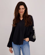 Je m'appelle Tops Zwart / XS Top Chelsey | Zwart