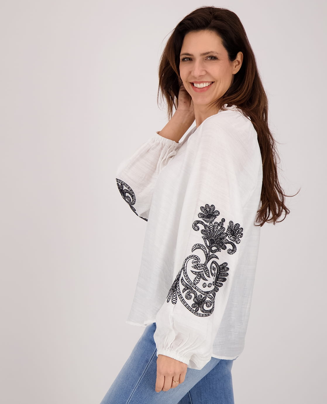 Je m'appelle Tops Top Chelsey | Porselein wit