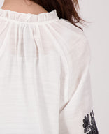 Je m'appelle Tops Top Chelsey | Porselein wit