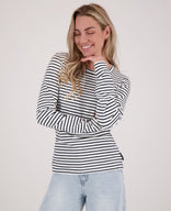 Je m'appelle Tops Top Jaylin | Donkerblauw/Porselein wit