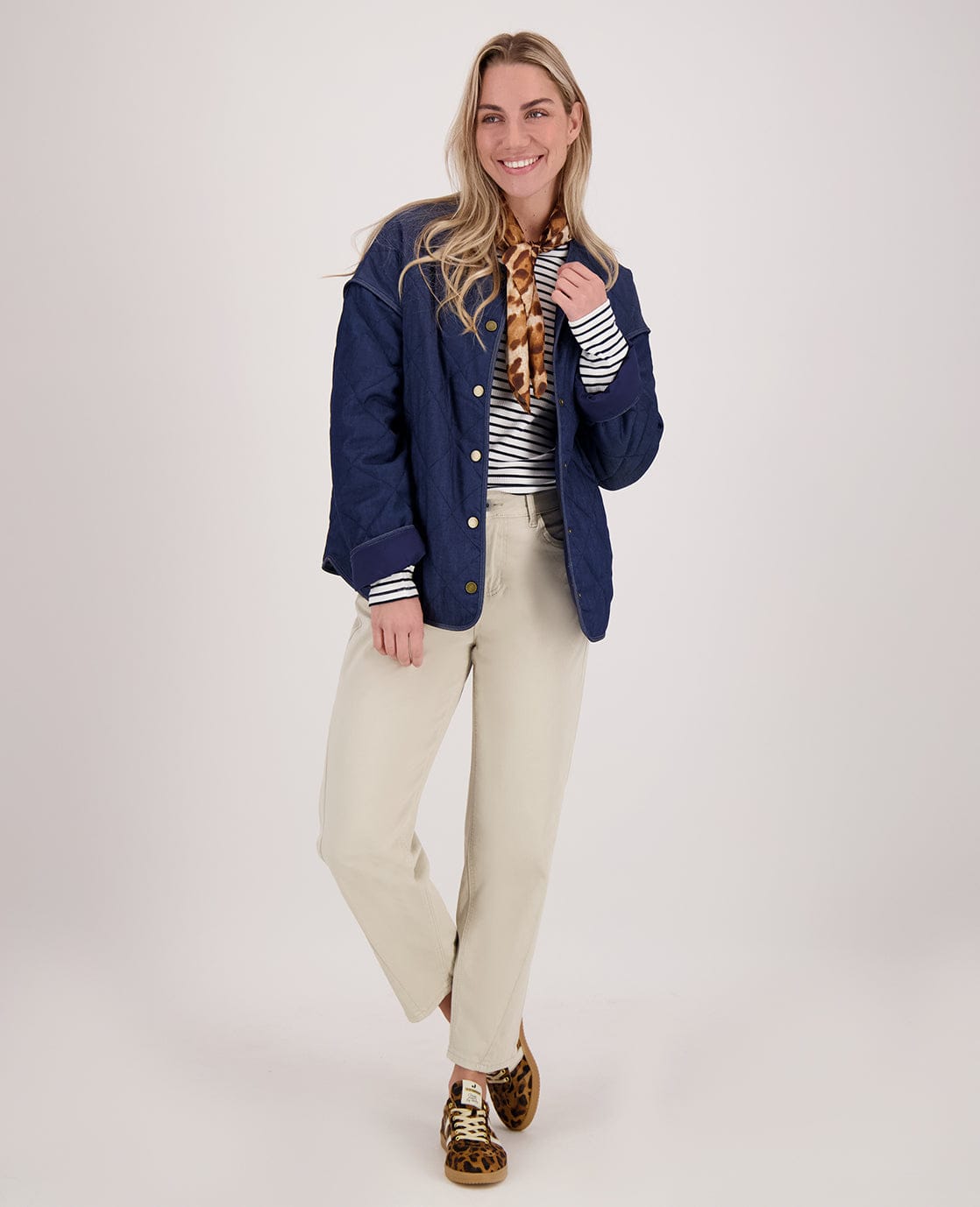 Je m'appelle Tops Top Jaylin | Donkerblauw/Porselein wit
