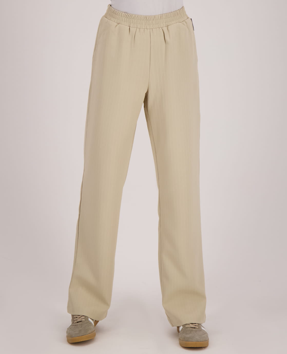 Je m'appelle Broeken Pant Straight Pinstripe | Sahara