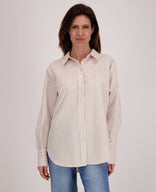 Je m'appelle Tops Blouse Fenna | Sahara/Wit
