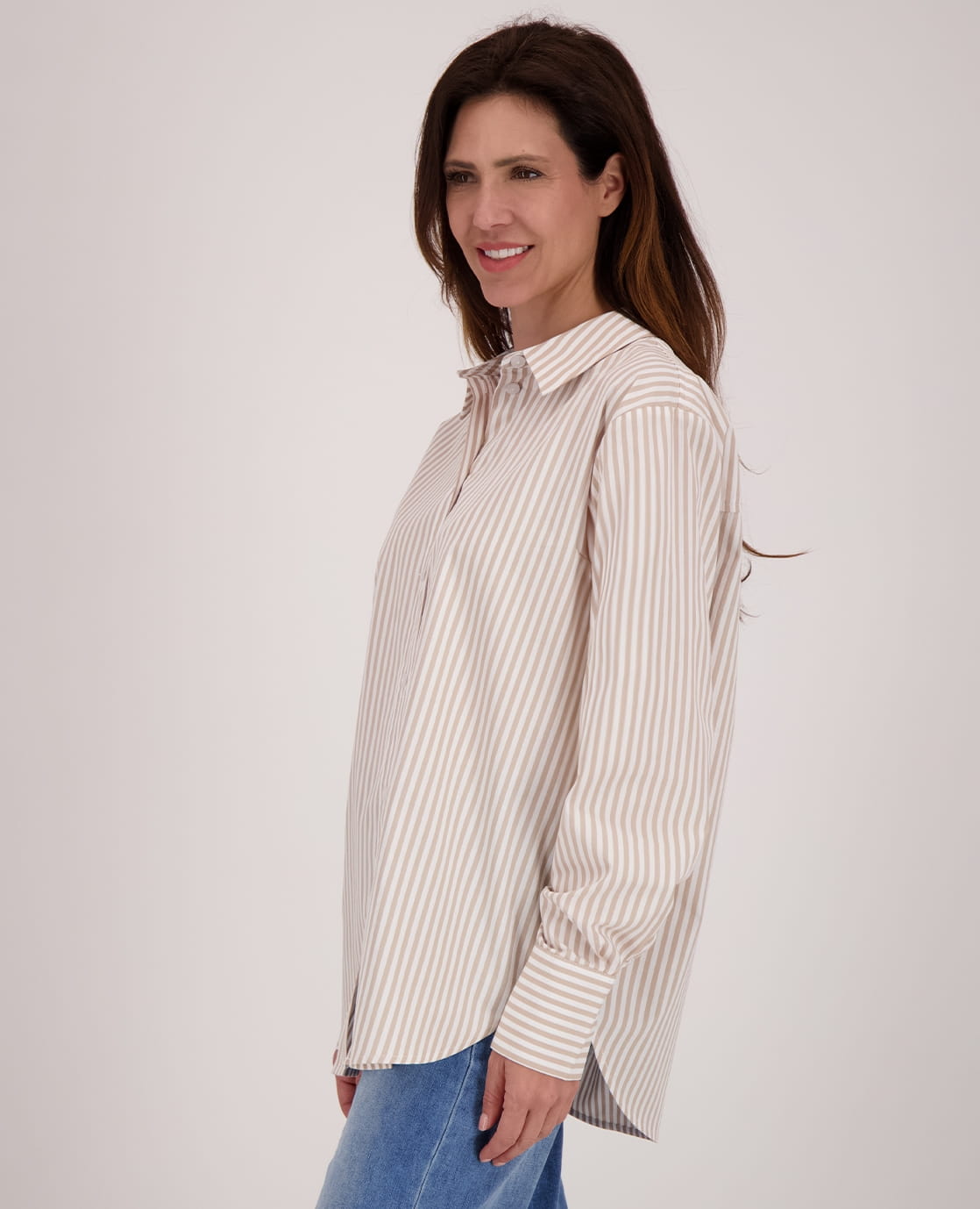 Je m'appelle Tops Blouse Fenna | Sahara/Wit