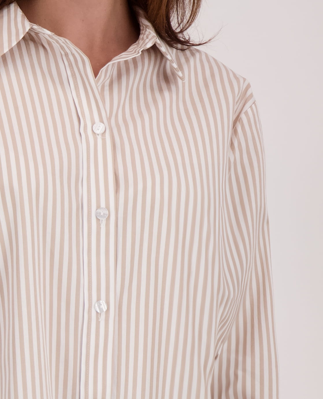 Je m'appelle Tops Blouse Fenna | Sahara/Wit