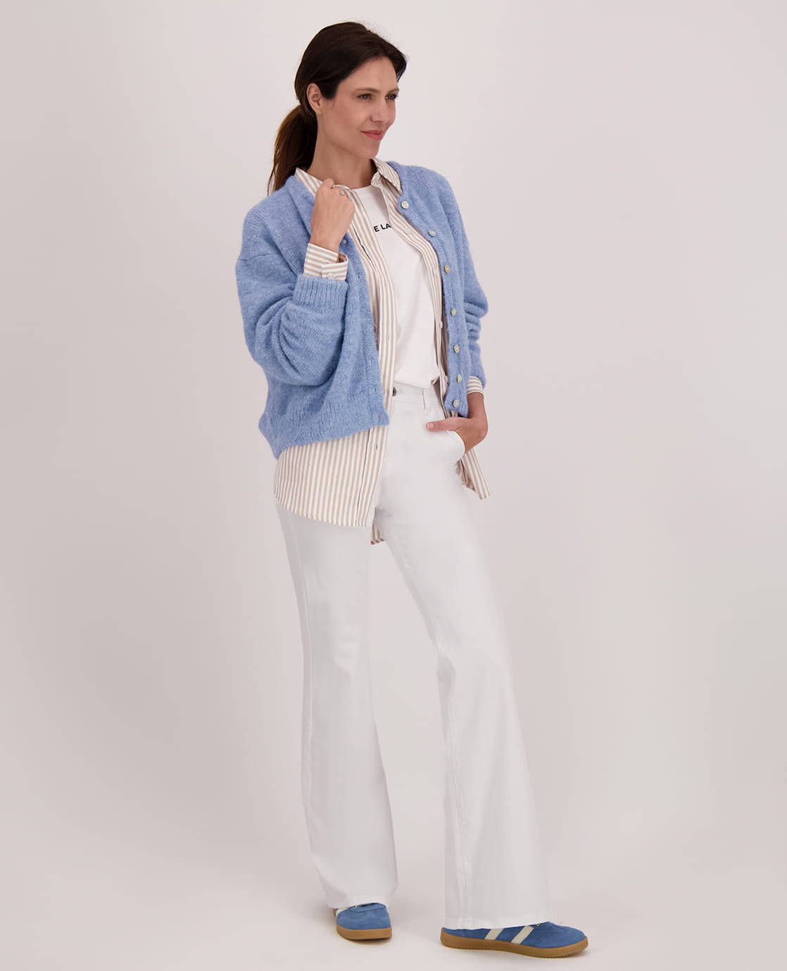 Je m'appelle Tops Blouse Fenna | Sahara/Wit