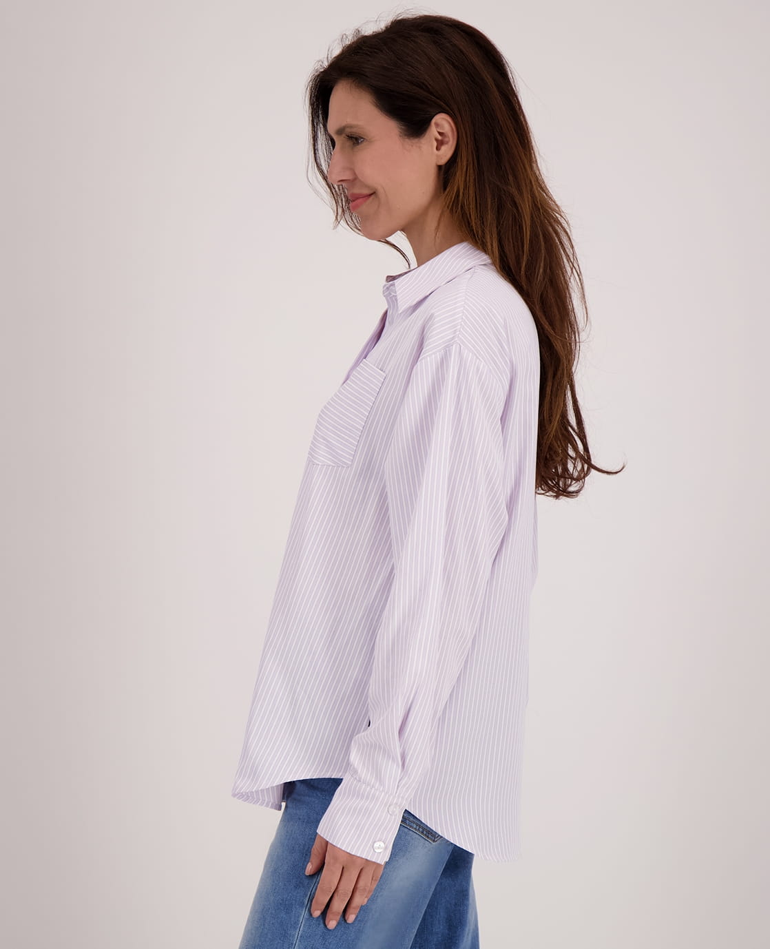 Je m'appelle Tops Blouse Doortje | Mauve/Wit
