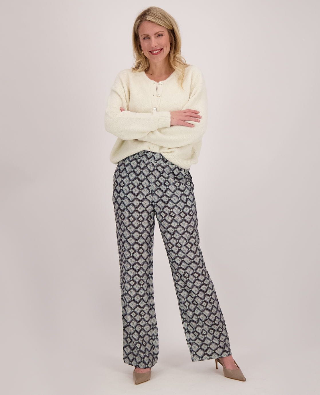 Je m'appelle Vesten Ecru / S/M/L Veste Diede | Ecru