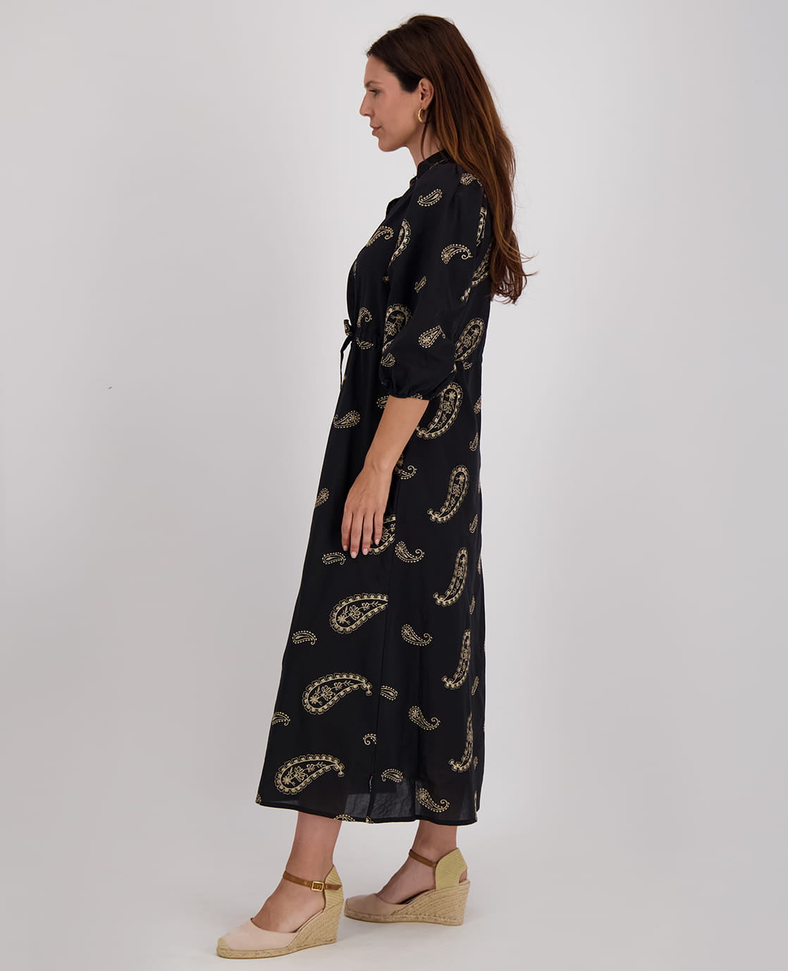 Je m'appelle Jurken Robe Karlijn | Zwart/Zand