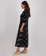 Je m'appelle Jurken Robe Karlijn | Zwart/Zand