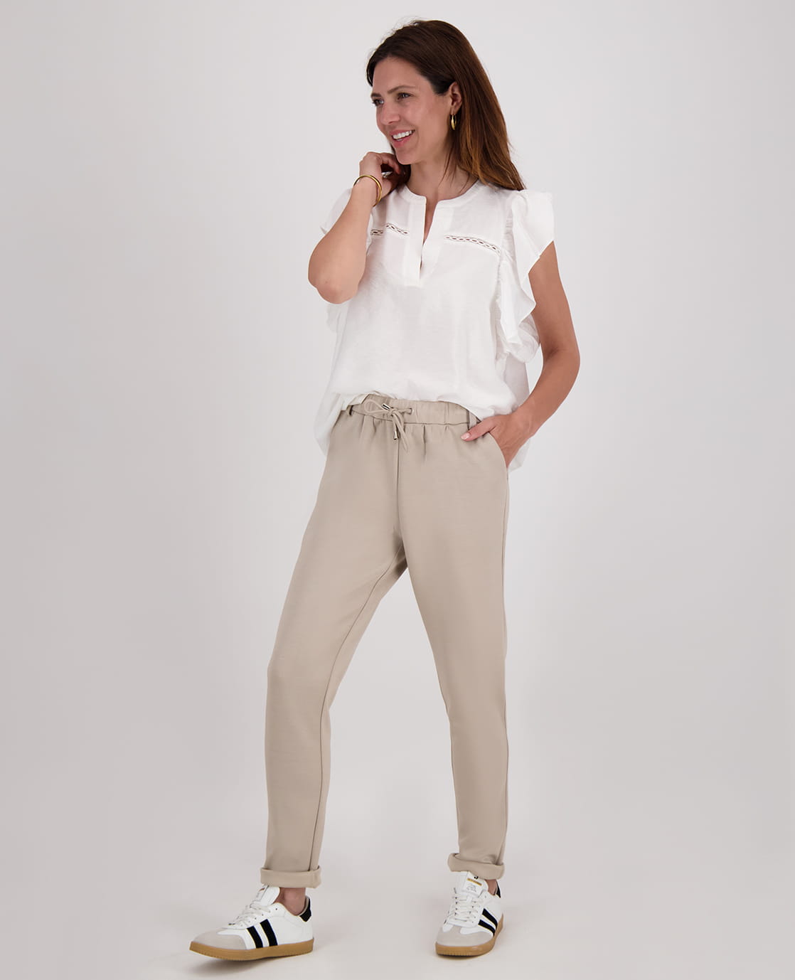 Je m'appelle Tops Top Ruffle | Off White