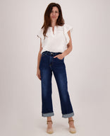 Je m'appelle Tops Top Ruffle | Off White
