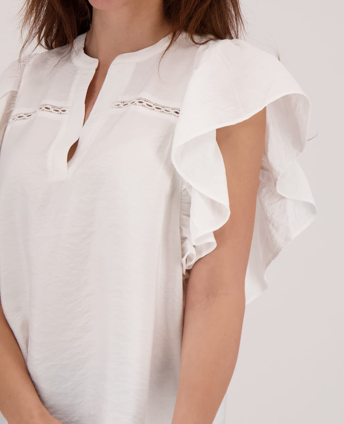 Je m'appelle Tops Top Ruffle | Off White
