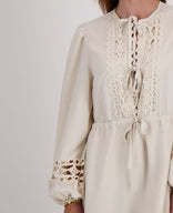 Je m'appelle Jurken Robe Lace | Ecru