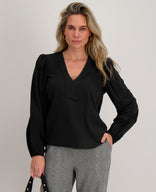 Je m'appelle Tops Zwart / XS Top Bowie | Zwart
