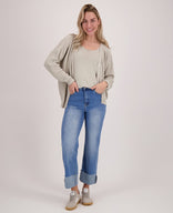 Je m'appelle Tops Vest + Singlet | Dark Greige