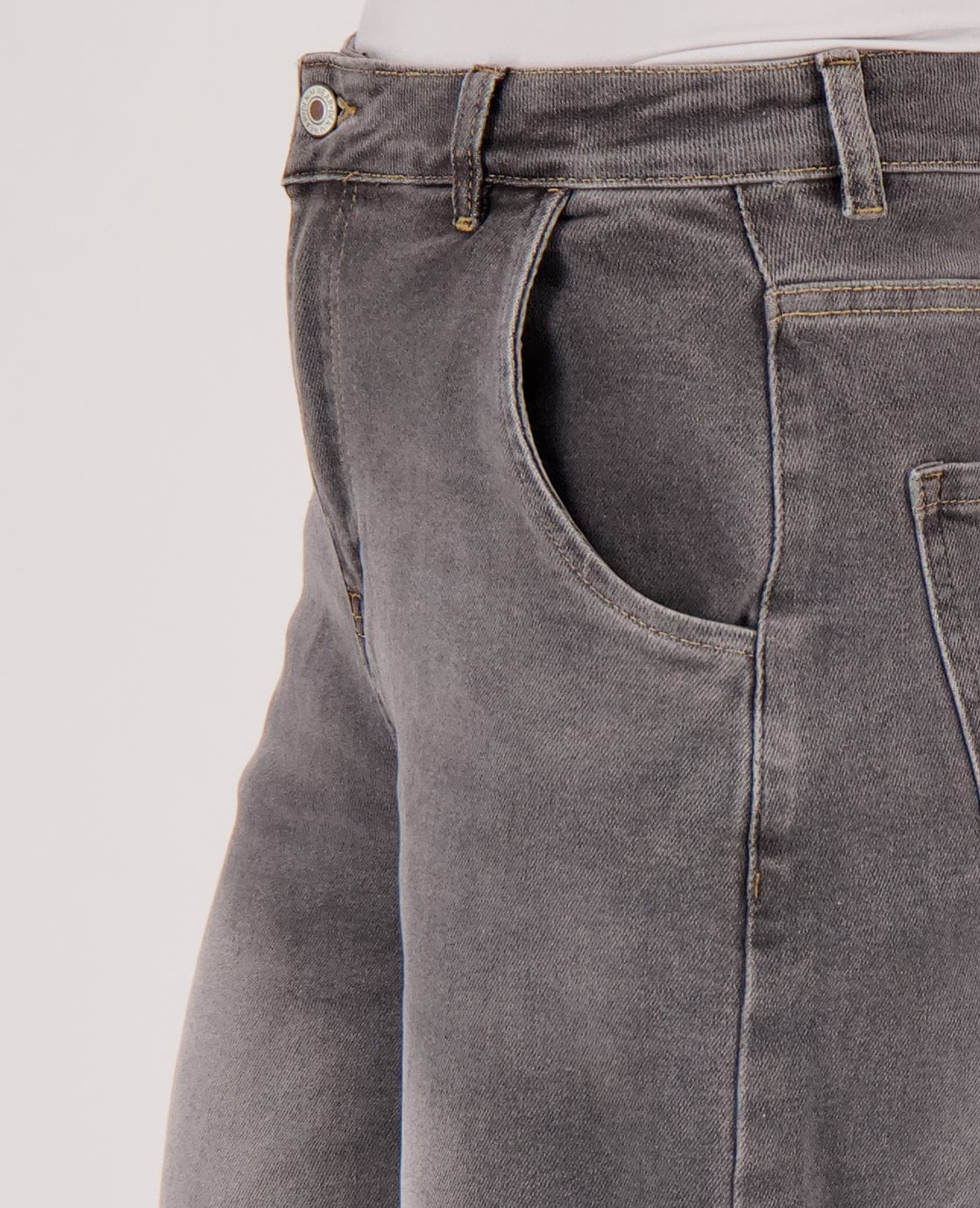 Je m'appelle Broeken Pant Stretch Denim | Grijs