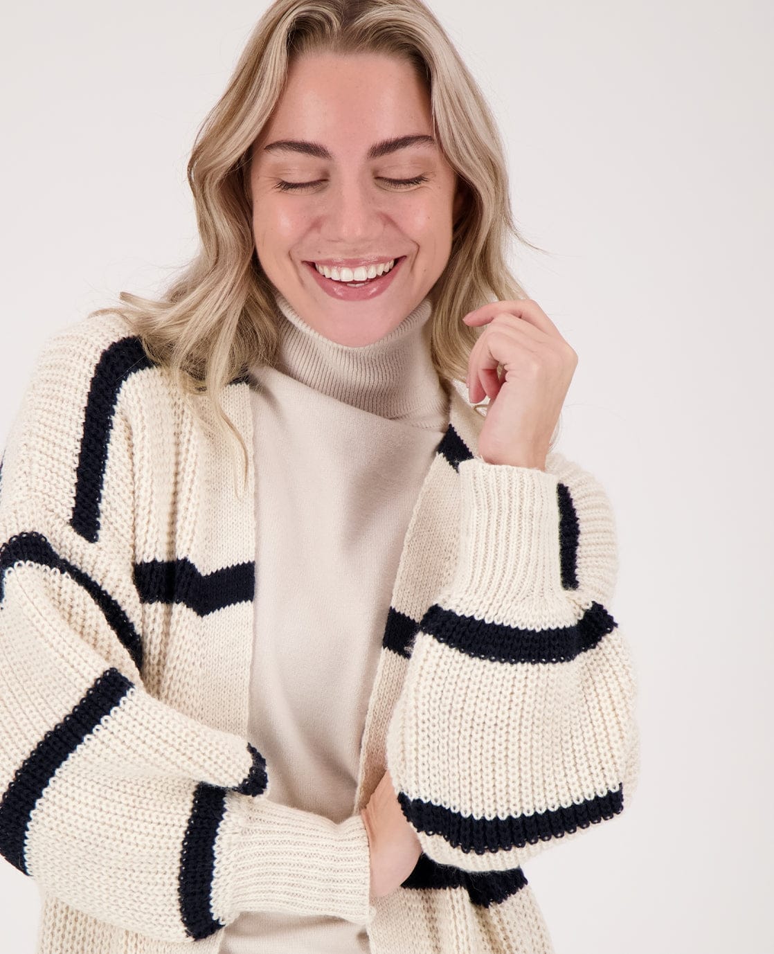 Je m'appelle Vesten Vest Robine | Naturelle/Donkerblauw