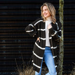 Je m'appelle Vesten Vest Robine | Black/Naturelle