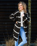 Je m'appelle Vesten Black/Naturelle / S/M Vest Robine | Black/Naturelle