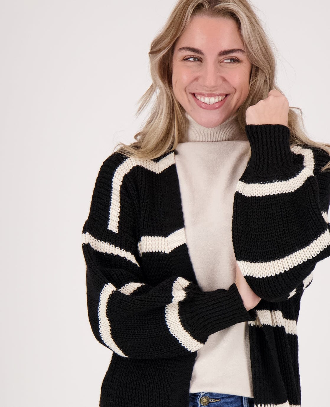 Je m'appelle Vesten Vest Robine | Black/Naturelle