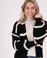 Je m'appelle Vesten Vest Robine | Black/Naturelle