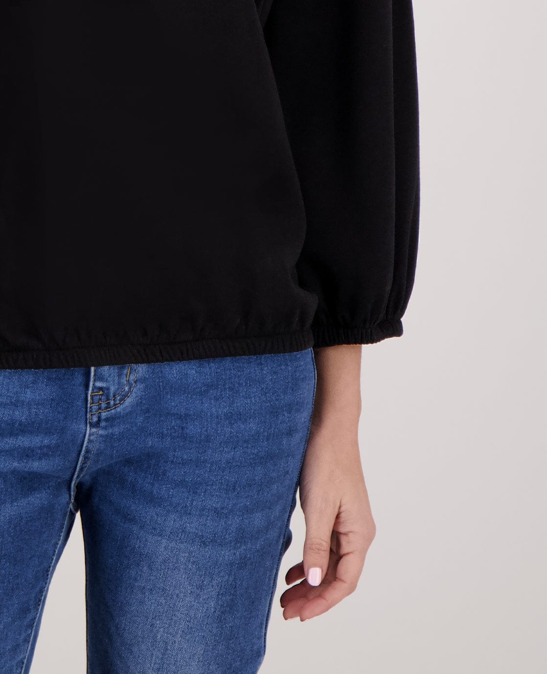 Je m'appelle Tops Top Catelijn | Zwart