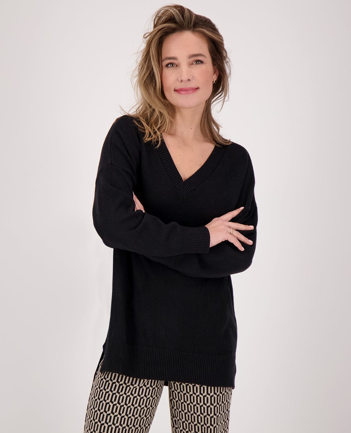Je m'appelle Tops Pull Ivy | Zwart
