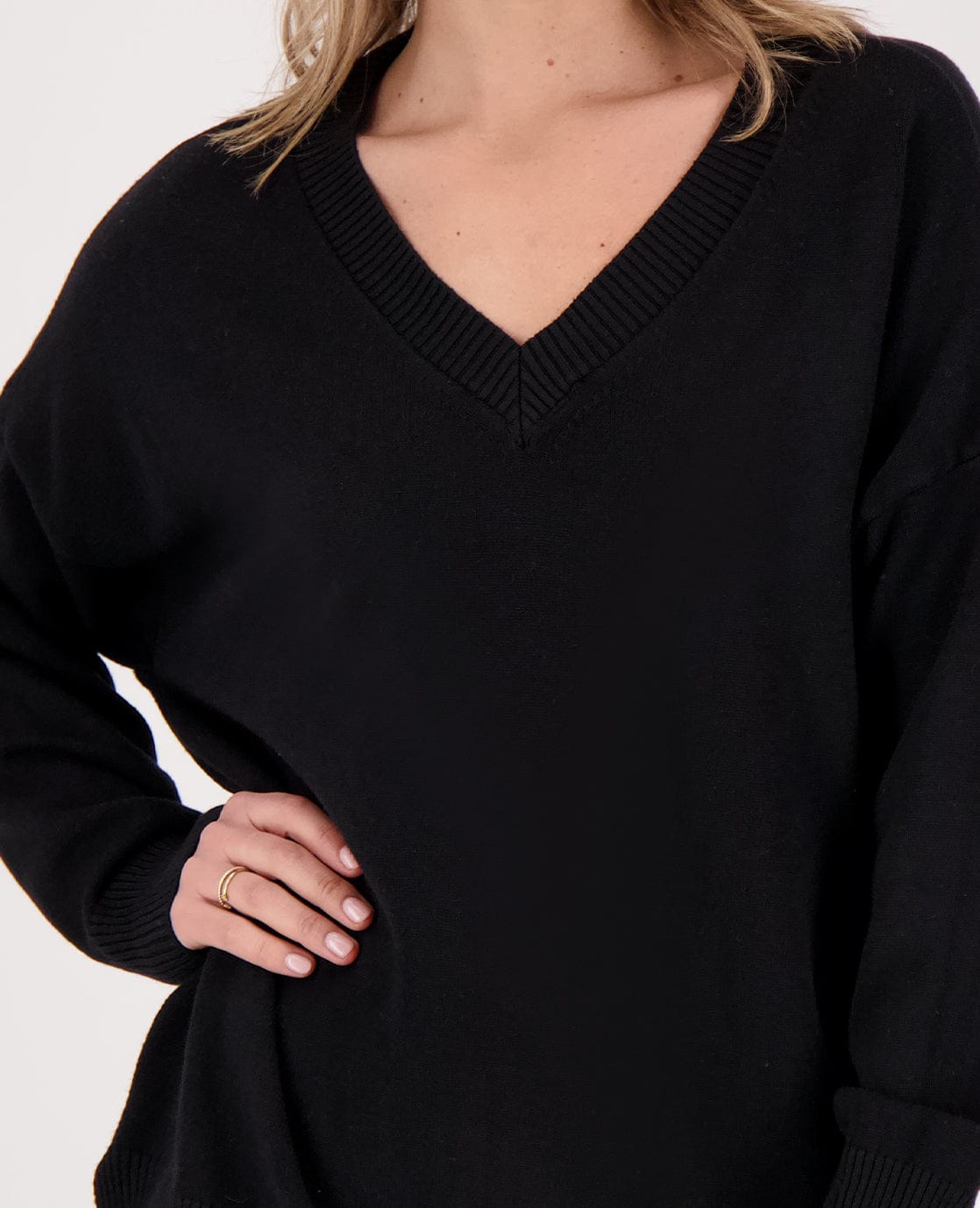 Je m'appelle Tops Pull Ivy | Zwart