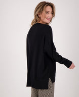 Je m'appelle Tops Pull Ivy | Zwart