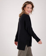 Je m'appelle Tops Pull Ivy | Zwart