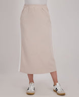 Je m'appelle Jurken Skirt Fenna | Sand Beige/Off White