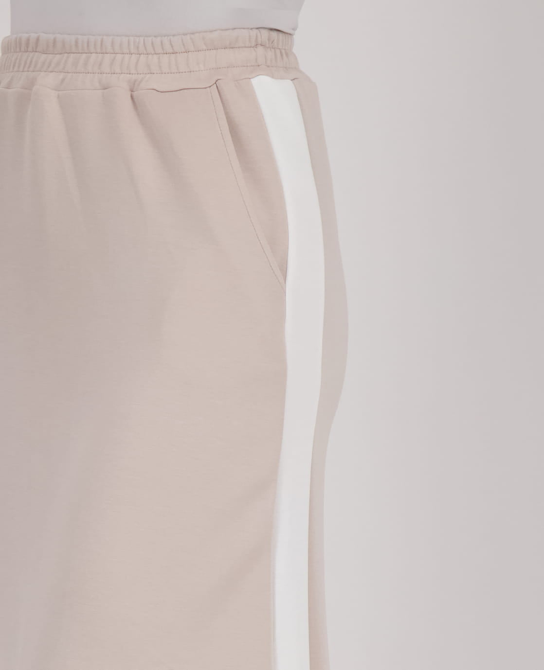 Je m'appelle Jurken Skirt Fenna | Sand Beige/Off White