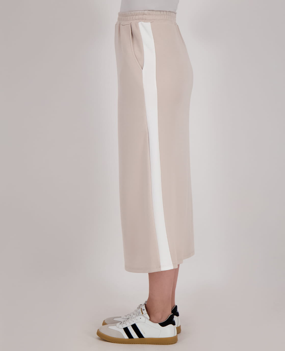 Je m'appelle Jurken Skirt Fenna | Sand Beige/Off White